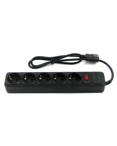 SP5B-110U. Сетевой фильтр 5 розеток, 1м, черный. 5bites в Рязани