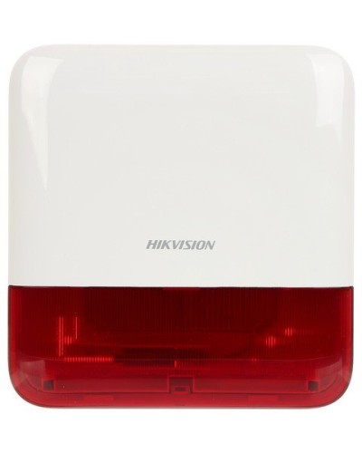 DS-PS1-E-WE Red Indicator. Оповещатель свето-звуковой радиоканальный уличный. AX PRO Hikvision в Рязани