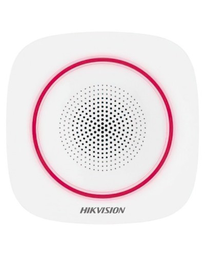 DS-PS1-II-WE(RU) Red Indicator. Оповещатель свето-звуковой радиоканальный. AX PRO Hikvision в Рязани