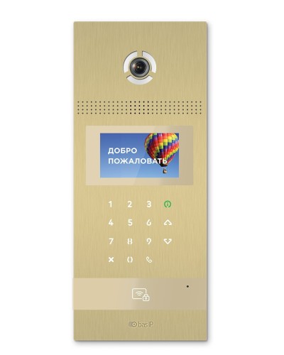 AA-12FB GOLD. Вызывная панель подъездного IP-домофона. BAS-IP в Рязани