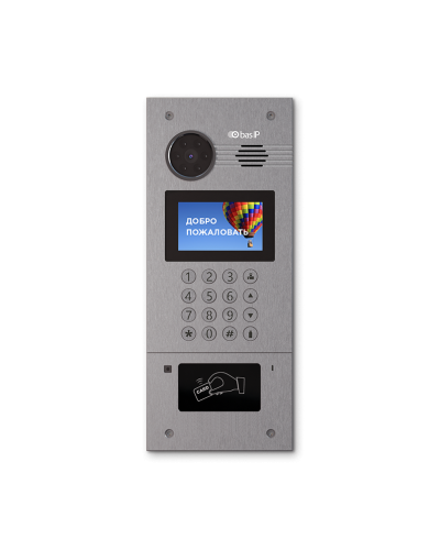 AA-07FB SILVER. Вызывная панель IP-домофона. BAS-IP в Рязани