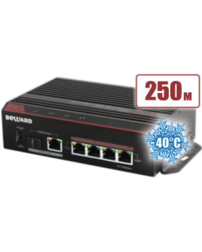 STP-411HP. Коммутатор 4-портовый. Beward в Рязани