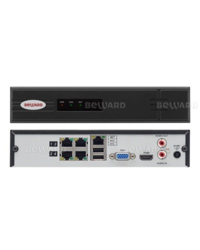 BK0104H2-P4. IP-видеорегистратор 4-канальный. Beward в Рязани