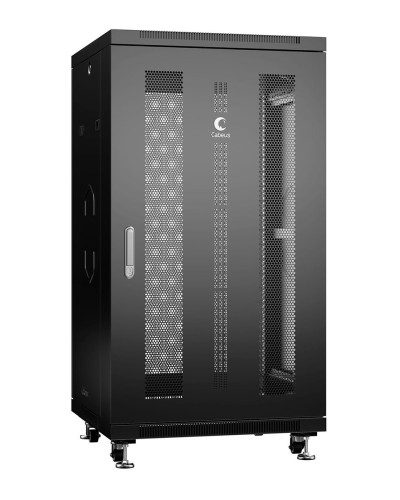 ND-05C-22U60/80-BK (8563c). Шкаф телекоммуникационный 19 напольный 22U. CABEUS в Рязани