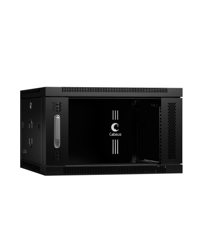 SH-05F-6U60/60-BK (8587c). Шкаф телекоммуникационный 19 настенный 6U. CABEUS в Рязани