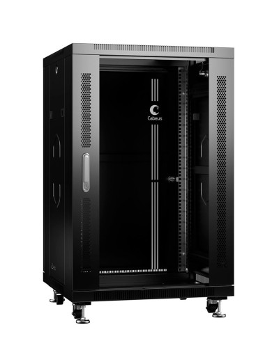 SH-05C-18U60/100-BK (8539c). Шкаф телекоммуникационный 19 напольный 18U. CABEUS в Рязани