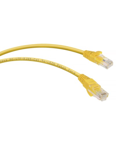 PC-UTP-RJ45-Cat.5e-2m-YL-LSZH (9499c), желтый. Патч-корд медный. CABEUS в Рязани