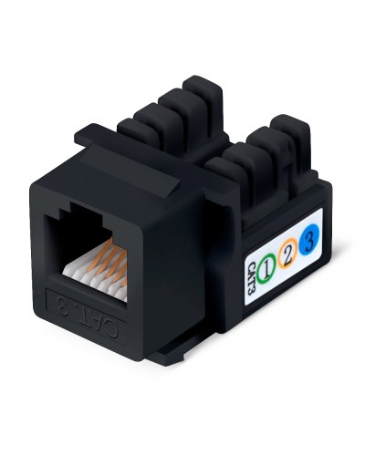 KJ-RJ12-90-BK (9481c): Вставка Keystone Jack в Рязани