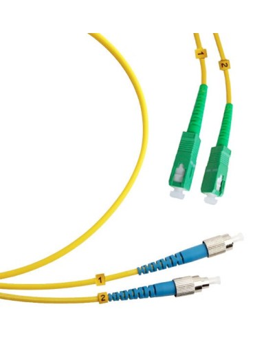 FOP(d)-9-SC/APC-FC/UPC-1,5m (8122c). Патч-корд оптический. CABEUS в Рязани