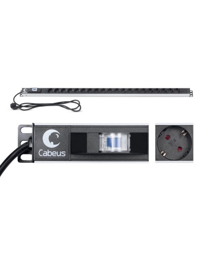 PDU-16-20S-B (9551c). Блок розеток. CABEUS в Рязани