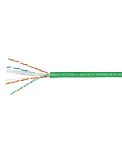 UTP-4P-Cat.6-SOLID-LSLTx-GN (11139c). Кабель «витая пара» (LAN) для структурированных систем связи. CABEUS в Рязани