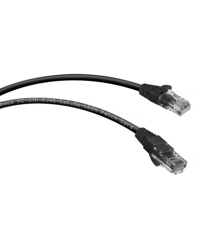 PC-UTP-RJ45-Cat.5e-2m-BK-LSZH (9539c), чёрный. Патч-корд медный. CABEUS в Рязани