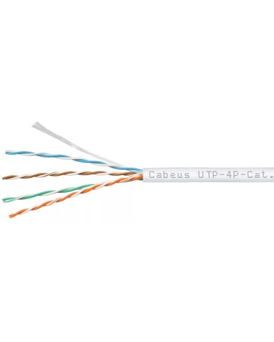 UTP-4P-Cat.5e-SOLID-LSZH-GY (9776c). Кабель «витая пара» (LAN) для структурированных систем связи. CABEUS в Рязани