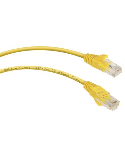PC-UTP-RJ45-Cat.5e-3m-YL (7683c), желтый. Патч-корд медный. CABEUS в Рязани