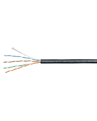 UTP-4P-Cat.5e-SOLID-LSZH-BK (9781c). Кабель «витая пара» (LAN) для структурированных систем связи. CABEUS в Рязани