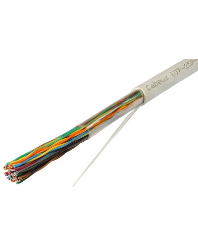UTP-25P-Cat.5-IN (7281c). Кабель «витая пара» (LAN) для структурированных систем связи. CABEUS в Рязани