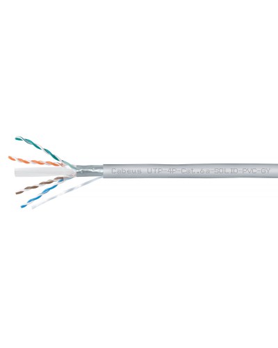 UTP-4P-Cat.6a-SOLID-PVC-GY (11373c). Кабель «витая пара» (LAN) для структурированных систем связи. CABEUS в Рязани
