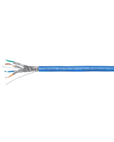 SSTP-4P-Cat.8-SOLID-IN-LSZH-BL-100 (7750c-1). Кабель «витая пара» (LAN) для структурированных систем связи. CABEUS в Рязани