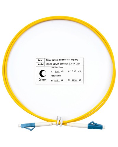 FOP(s)-9-LC-LC-0,5m (8807c). Патч-корд оптический. CABEUS в Рязани