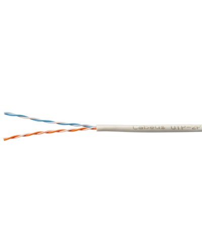 UTP-2P-Cat.5e-SOLID-GY-500 (11212c). Кабель «витая пара» (LAN) для структурированных систем связи. CABEUS в Рязани