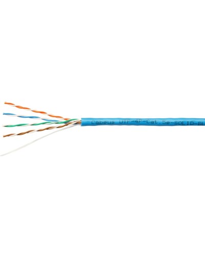 UTP-4P-Cat.5e-SOLID-BL (7248c). Кабель «витая пара» (LAN) для структурированных систем связи. CABEUS в Рязани