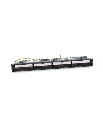 PL-24-KJ-RJ45-Cat.6-SH-180T (11833c): Патч-панель 19" (1U), 24 порта RJ-45, категория 6, полностью экранированная в Рязани