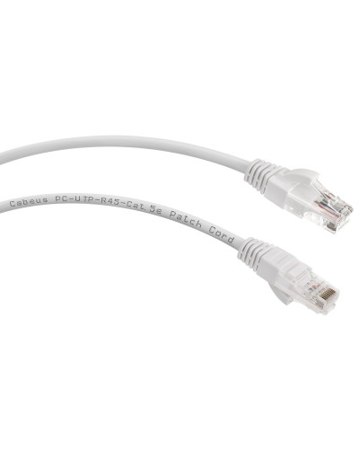 PC-UTP-RJ45-Cat.6-5m-LSZH (8881c), серый. Патч-корд медный. CABEUS в Рязани