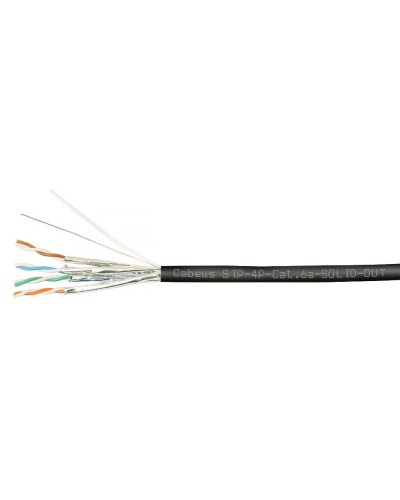 STP-4P-Cat.6a-SOLID-OUT-LSZH-UV (7198c). Кабель «витая пара» (LAN) для структурированных систем связи. CABEUS в Рязани