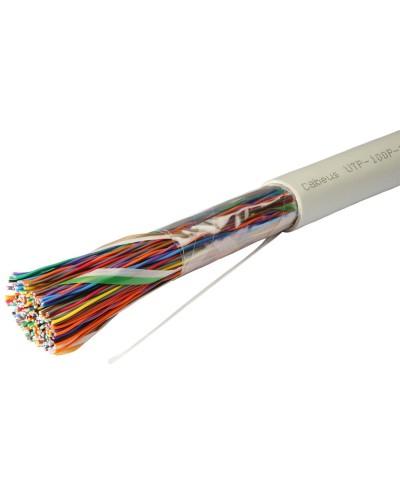 UTP-100P-Cat.3-IN (7284c). Кабель «витая пара» (LAN) для структурированных систем связи. CABEUS в Рязани