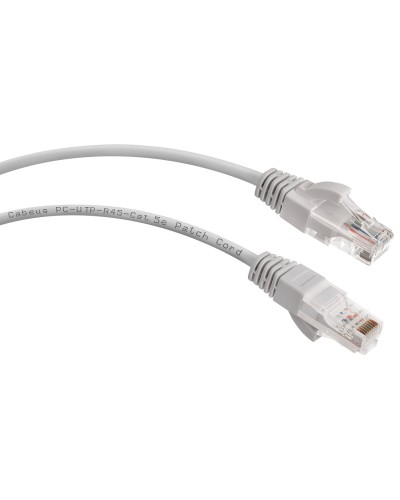 PC-UTP-RJ45-Cat.5e-0.3m-LSZH (8861c), серый. Патч-корд медный. CABEUS в Рязани