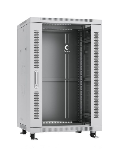 SH-05C-18U60/60 (7043c). Шкаф телекоммуникационный 19 напольный 18U. CABEUS в Рязани