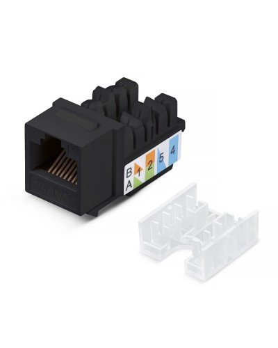 KJ-RJ45-Cat.5e-90-SW-BK (10101c): Вставка Keystone Jack RJ-47 в Рязани