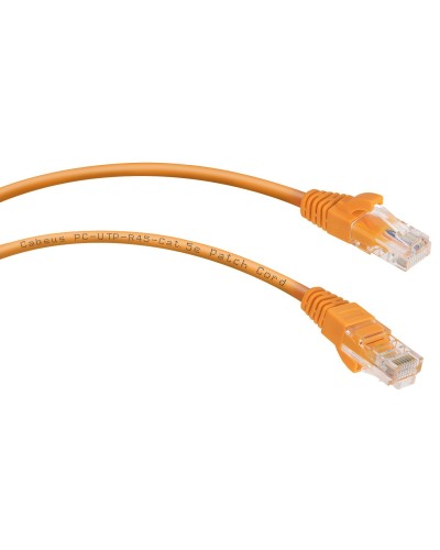 PC-UTP-RJ45-Cat.5e-3m-OR-LSZH (9524c), оранжевый. Патч-корд медный. CABEUS в Рязани