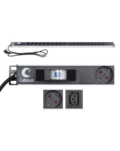 PDU-16-10S-10C13-B (9552c). Блок розеток. CABEUS в Рязани