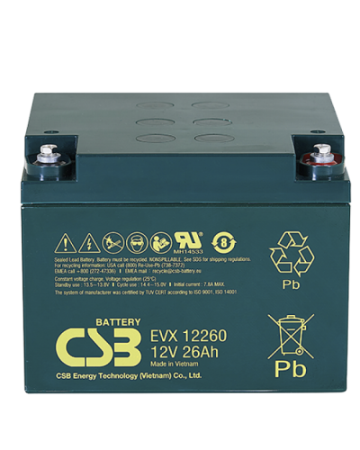 CSB EVX 12260. Аккумулятор герметичный свинцово-кислотный. CSB в Рязани
