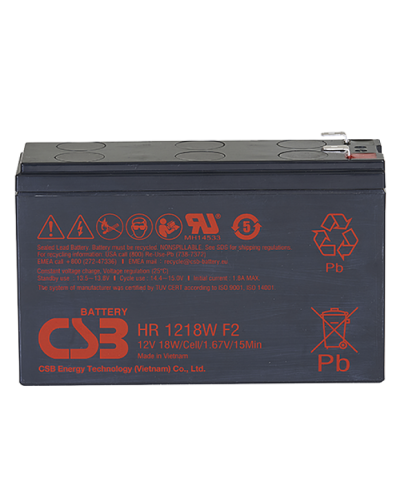 CSB HR 1218W. Аккумулятор герметичный свинцово-кислотный. CSB в Рязани