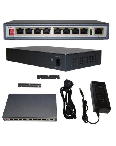 CO-SWP9C. Коммутатор 8-портовый  Gigabit Ethernet с PoE. ComOnyx в Рязани