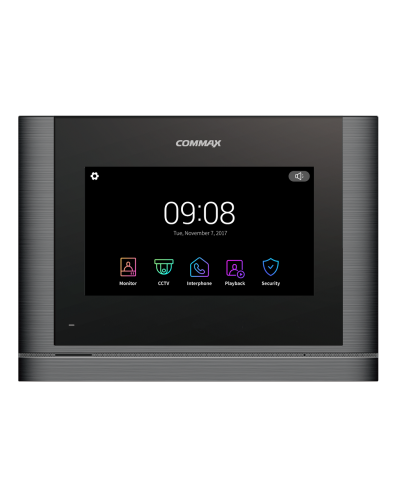 CDV-704MF/XL (темное серебро) Black Smog. Монитор видеодомофона цветной. Commax в Рязани