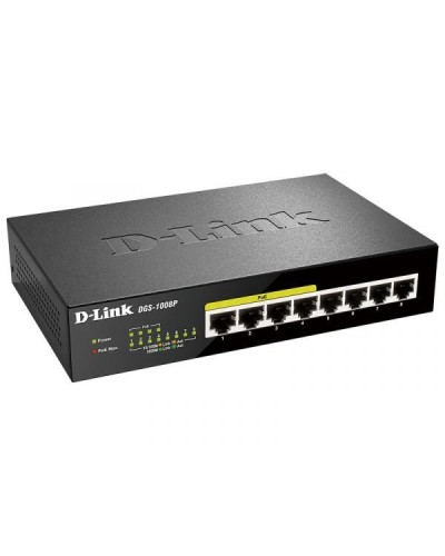 DGS-1008P/E1A. Коммутатор. D-Link в Рязани