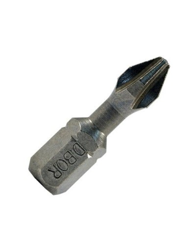 Биты Ph1x25 мм, Torsion, C 6,3 (10шт) (D-T-PH01-025-010). Биты фрезерованные. D.BOR в Рязани