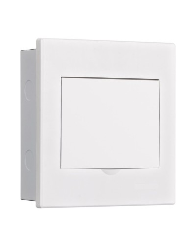 Корпус ЩРВ-М 6 модулей IP41 встраиваемый белая дверь (31101DEK). Корпус пластиковый. DEKraft в Рязани