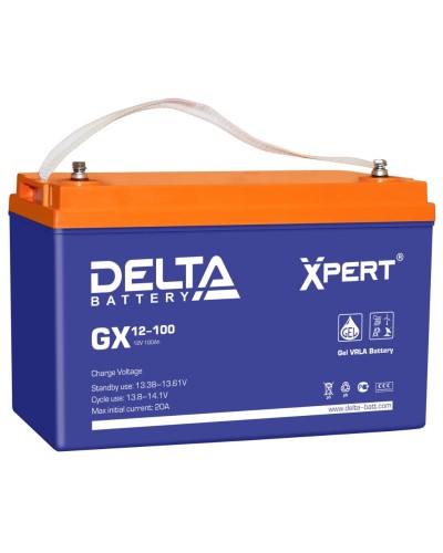 Delta GX 12-100. Аккумулятор герметичный свинцово-кислотный. Delta в Рязани