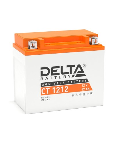 Delta CT 1212. Аккумулятор герметичный свинцово-кислотный стартерный. Delta в Рязани