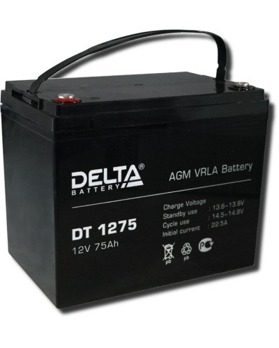 Delta DT 1275. Аккумулятор герметичный свинцово-кислотный. Delta в Рязани