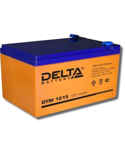 Delta DTM 1215. Аккумулятор герметичный свинцово-кислотный. Delta в Рязани