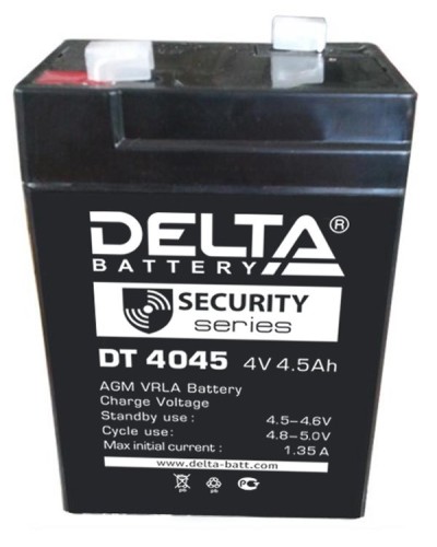 Delta DT 4045 (47мм). Аккумулятор герметичный свинцово-кислотный. Delta в Рязани