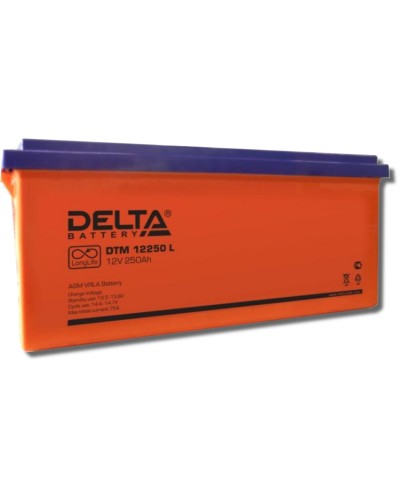 Delta DTM 12250 L. Аккумулятор герметичный свинцово-кислотный. Delta в Рязани