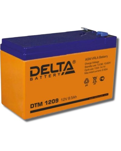 Delta DTM 1209. Аккумулятор герметичный свинцово-кислотный. Delta в Рязани