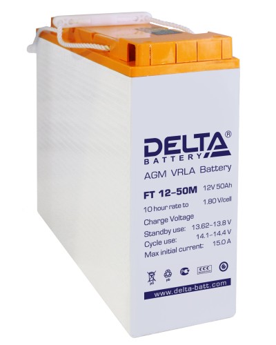 Delta FT 12-50 M. Аккумулятор герметичный свинцово-кислотный. Delta в Рязани