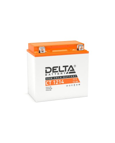 Delta CT 1214. Аккумулятор герметичный свинцово-кислотный стартерный. Delta в Рязани